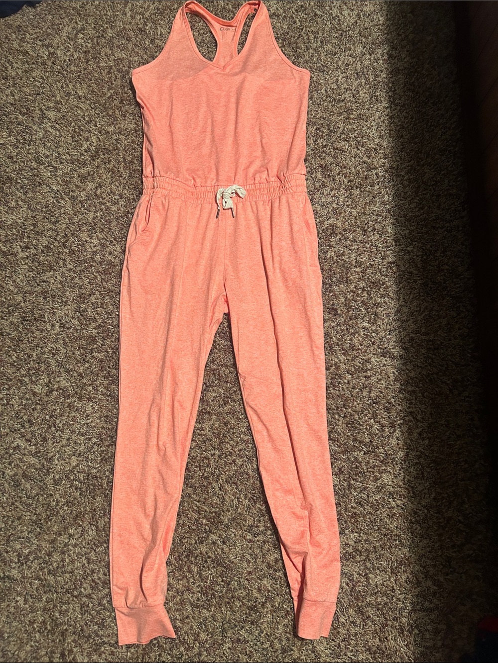 ZYIA Coral-Orange Racerback Tank